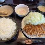 Tonkatsu Santa - ロースカツ定食（大盛り）