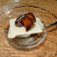OSAKA きっちん。 虎ノ門店 - バニラアイス干し柿乗せ