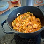 YUKA伊 - パスタランチ・鍋ナポリタン。接写