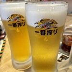 餃子販売店 上野いち五郎 - 生ビール