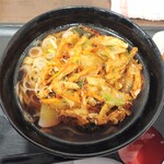 うどん・そば 活気 - 栃木県内でこういうかき揚げそばを出すところ、案外少ないんですよね