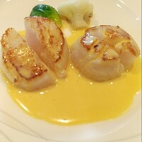 ステーキハウスハマ 六本木本店 - ハマランチ・帆立貝のソテー 