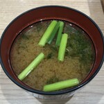 仙令鮨 - おまかせ握りの味噌汁