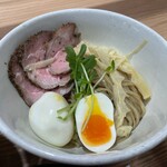 みつ葉 ミ・ナーラ出張所 - 出張所のつけ麺ダイブS ☆おまけトッピング付き （味玉選択）