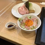 麺Lab 千賀商店 - ミニレアチャーシュー丼