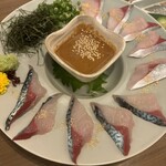 玄海の活魚と糸島直送の食 博多居酒屋 どげん海 - ゴマサバ