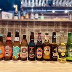 Various bottled beers