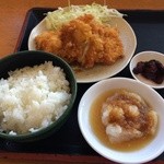 讃岐うどん はればれ - チキンカツセット（すだちおろし）