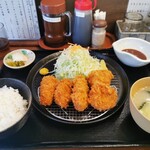 とんかつ ふらい 味ちや - ダブルカツ定食