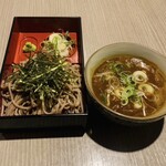 信州蕎麦・鶏 個室居酒屋 八兵衛 - せいろ蕎麦 小•カレーつけ汁