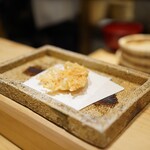 日本橋 蕎ノ字 - 常連さんの桜海老かき揚げ