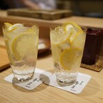 日本橋 蕎ノ字 - いつものレモンサワー