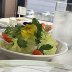 JiProign - 注意を引かれるべきなのは食べられる花では無くて、花としての鑑賞に耐える野菜サラダ、だと思う。