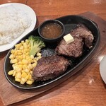 ステーキ&ハンバーグ専門店 肉の村山 - ｢TEXASステーキ150g｣￥1580