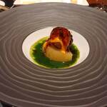 懐石フランス料理 グルマン橘 - 京都七谷鴨のつくねと冬大根のグラチネ