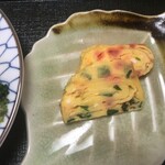あまの - 紅生姜とネギの入った卵焼き