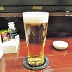 酒肴商店 アジト - 生ビール