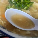 中華料理 美香蘭 - スープはとろみが少ないです