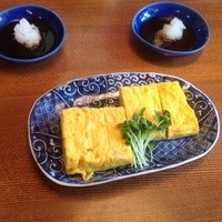 そば会席 立会川 吉田家 - 卵焼き800円位