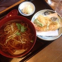 そば会席 立会川 吉田家 - 天ぷらそば1800円