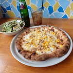 ピッツェリア ア・ドマーニ - 本日のPizza（1300円）2024年1月