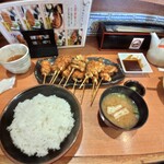 あさひ - 串カツ定食(10本)