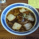 らーめん 道 - 240108チャーシュー麺1300円+豚いぶり焼き320円