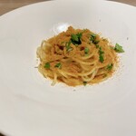 Osteria Benedetta - サルディーナ産カラスミと塩レモンのオイルソース