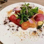 Osteria Benedetta - 20種類の野菜とお花のサラダ