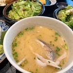 かし和 - スペシャル定食の味噌汁