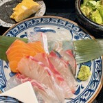 かし和 - スペシャル定食の刺身