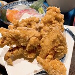 かし和 - スペシャル定食の唐揚げ