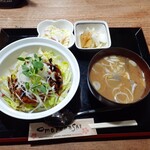 ナカガワ☆スエ食堂 - フォアグラ丼セット3000円