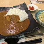 珈琲庵 珈集  - 料理写真:カレーライス   サラダ