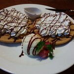 雪詩慕雲 - カフェモカパンケーキ。