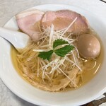 中華そば ふじ野 - 鶏そば　白醤油　味玉付　1,050円