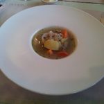 フォン・ド・タナハシ - ランチコース（\2,300）のスープ