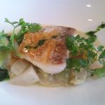 フォン・ド・タナハシ - ランチコース（\2,300）の魚（妻の）