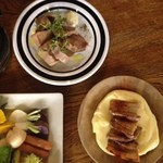 ダルマカフェ - ほろほろ豚タン、マッシュポテト