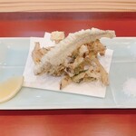 木晴 - わかさぎとかき揚げ(+海老と万願寺もあり)