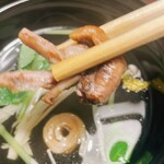 鰻屋かざん | UnagiyaKazan - 肝吸い　この部位は初めて