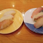 南房総 やまと寿司 おゆみ野店 - 地魚3貫　鮮魚3貫