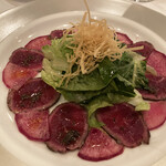 230802379 - 蝦夷鹿のカルパッチョ
