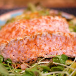 プールトワ - ランチコース 2000円 の田舎風パテとサラダ