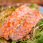 プールトワ - ランチコース 2000円 の田舎風パテとサラダ