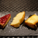 プールトワ - ランチコース 2000円 のデザート盛り合わせ