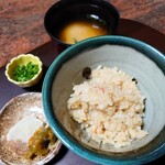 閑祥庵 禅紫 - 金目鯛の炊き込みご飯