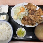 食堂米倉 - ロースにんにく焼肉