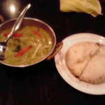 ダバ インディア - ラムコリアンダーマサラとチーズクルチャ（ハーフ）