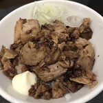 手打ち 蓮 - チャーシュー飯。超オススメです。